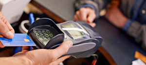 EMV terminal accepting chip card transaction